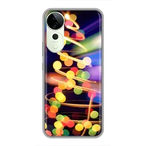 Чехол Новогодняя Елка на Vivo T3 Ultra (Гирлянды)