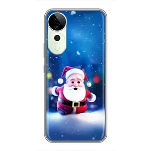 Чехлы на Новый Год Vivo T3 Ultra (Маленький Дед Мороз)