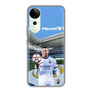 Чехол (TPU) с Футболистом на Vivo T3 Ultra (Mbappe Real)