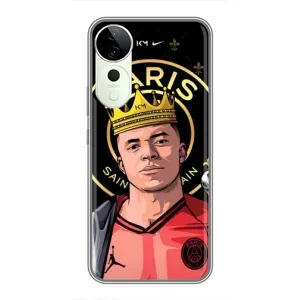 Чехол (TPU) с Футболистом на Vivo T3 Ultra (Mbappe King)