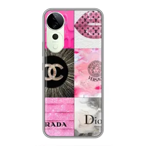 Чехол (Dior, Prada, YSL, Chanel) для Vivo T3 Ultra (Модница)