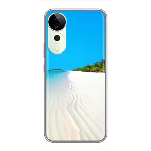 Летний Чехол на Vivo T3 Ultra (Море песок)