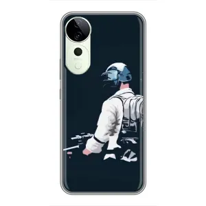 Чохол з картинкою "Герой Pubg" на Vivo T3 Ultra (В екіперівці)