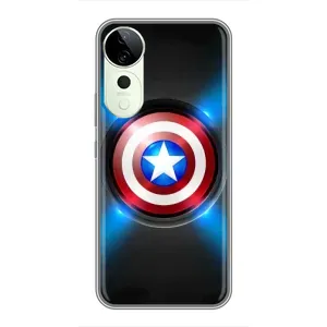 Чохол с Щітом Капітана Америки на Vivo T3 Ultra (Яскраий Щит Капітана)