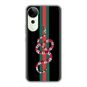 Чехлы Бренд GUCCI для Vivo T3 Ultra (Змей Гуччи)