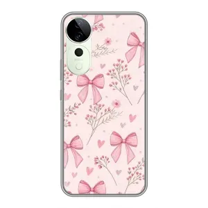 Чехол банты для ViVO T4 Pro (Банты с цветами)