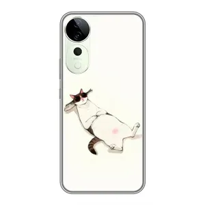 Чехол на тематику: Коты для Vivo T4 Pro (Отдых)