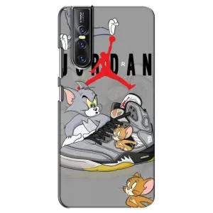 Силиконовый Чехол Nike Air Jordan на Виво В15 Про (Air Jordan)