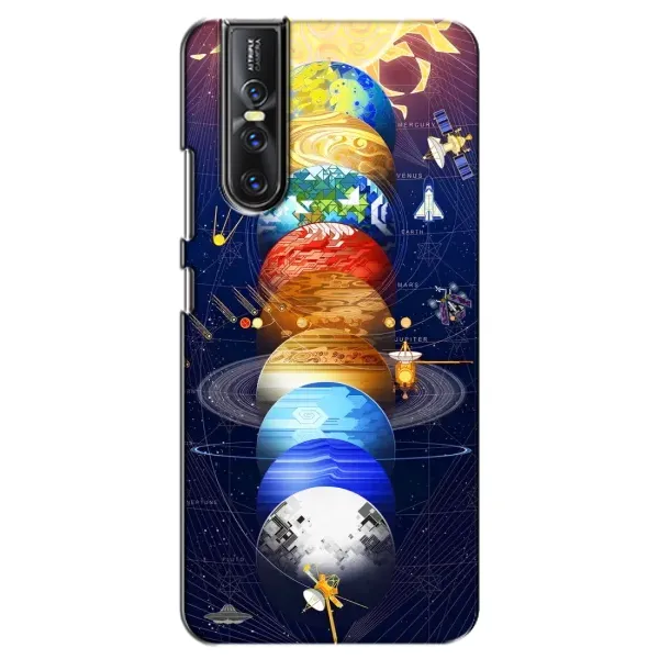 Чехол с рисунком «Арт планети» для Vivo V15 Pro