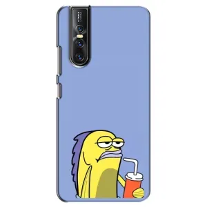 Бампер с принтом Мемы для Vivo V15 Pro (Безразличие)