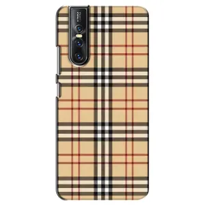 Чехол с Брендами одежды на Виво В15 Про (Burberry стиль)