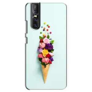 Чохли з тематикою "КВІТИ" на Vivo V15 Pro (Квітка-морозиво)