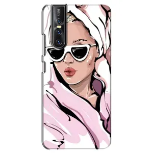 Чохол з картинкою Модні Дівчата Vivo V15 Pro (Дівчина в халаті)