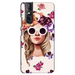 Чохол з картинкою Модні Дівчата Vivo V15 Pro (Дівчина в окулярах)