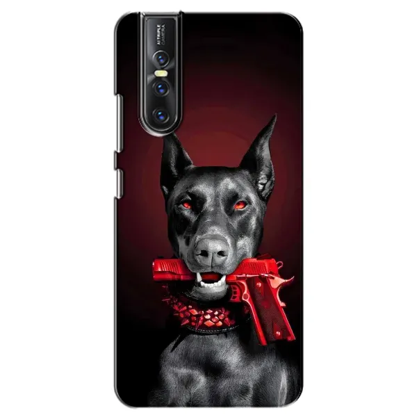 Чехол с рисунком «Доберман злой» для Vivo V15 Pro
