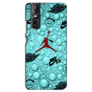 Силиконовый Чехол Nike Air Jordan на Виво В15 Про (Джордан Найк)