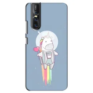 Чехол Unicorn на Vivo V15 Pro (Единорог космонавт)
