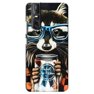 Силіконовий Чохол з Энотами на Vivo V15 Pro (Єнот в окулярах)