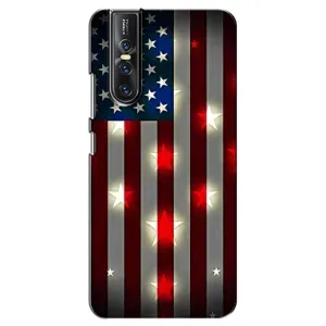Чехол Флаг USA для Vivo V15 Pro (Флаг США 2)