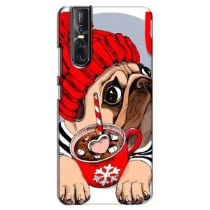 Бампер для Vivo V15 Pro с картинкой "Песики" (Грустная собака)