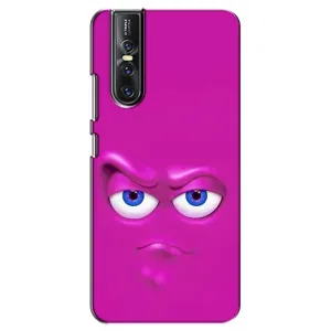 Силиконовые Чехлы (смешные стикеры) для Vivo V15 Pro (Хитрая мордочка)