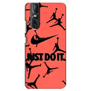 Силиконовый Чехол Nike Air Jordan на Виво В15 Про (Just Do It)