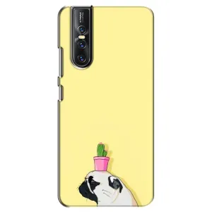 Бампер для Vivo V15 Pro з картинкою "Песики" (Кактус на голові)
