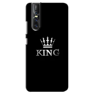 Чохол (Корона на чорному фоні) для Віво В15 Про (KING)