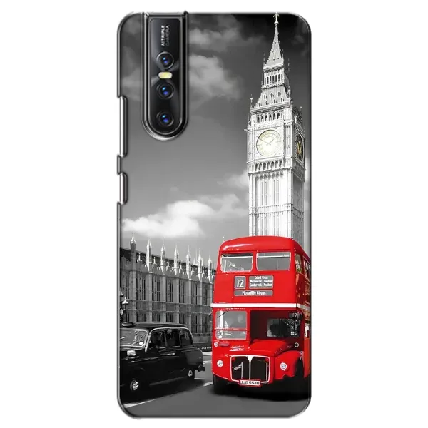 Чехол с рисунком «Красный автобус» для Vivo V15 Pro Чехол с рисунком «Красный автобус» для Vivo V15 Pro