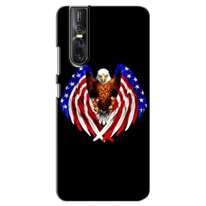 Чехол Флаг USA для Vivo V15 Pro (Крылья США)