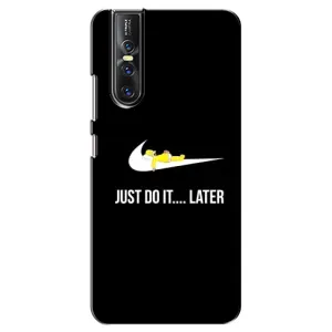 Силиконовый Чехол на Vivo V15 Pro с картинкой Nike (Later)