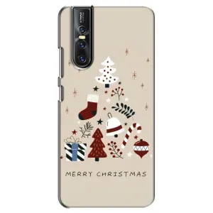 Чехол Санта Клаус для Vivo V15 Pro (Merry Christmas)