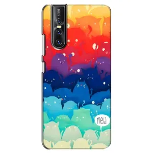 Силиконовый чехол с котиком для Vivo V15 Pro (Mew)