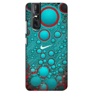 Силиконовый Чехол на Vivo V15 Pro с картинкой Nike (Найк зеленый)