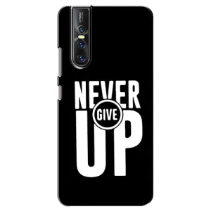 Силиконовый Чехол на Vivo V15 Pro с картинкой Nike (Never Give UP)