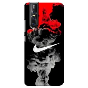 Силиконовый Чехол на Vivo V15 Pro с картинкой Nike (Nike дым)