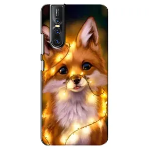 Чехол с Лисичкой для Vivo V15 Pro (Новогодний лисенок)