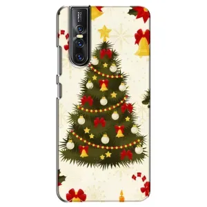 Чехол Новогодняя Елка на Vivo V15 Pro (Новогодний принт)