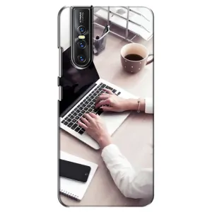 Силиконовый бампер (Работники) на Vivo V15 Pro (Офисный работник)
