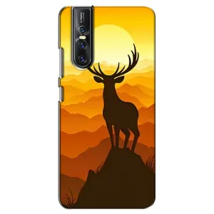 Чохли з зображенням різних тварин на Vivo V15 Pro (Силует Оленя)
