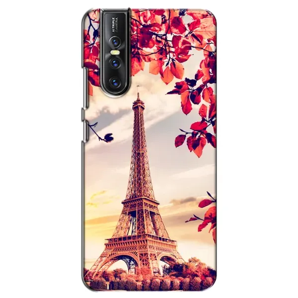 Чехол с рисунком «Paris photo» для Vivo V15 Pro