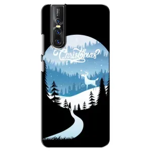 Силиконовый бампер на рождество для Vivo V15 Pro (Рождественский Олень)