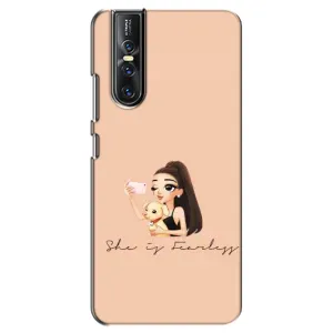 Силіконовый Чохол на Vivo V15 Pro з картинкой Модных девушек (З собакою)