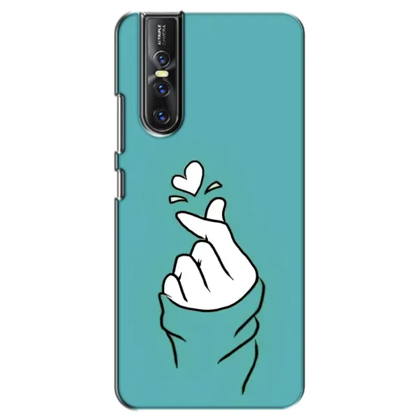 Чехол с рисунком «Сердечко на бирюзовом» для Vivo V15 Pro Чехол с рисунком «Сердечко на бирюзовом» для Vivo V15 Pro