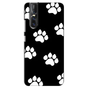 Бампер для Vivo V15 Pro с картинкой "Песики" (Следы собак)