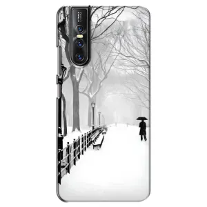 Чехлы на Новый Год Vivo V15 Pro (Снегом замело)