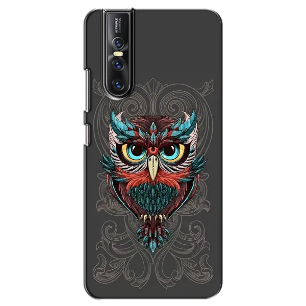 Чехол с рисунком «Сова на сером» для Vivo V15 Pro Чехол с рисунком «Сова на сером» для Vivo V15 Pro