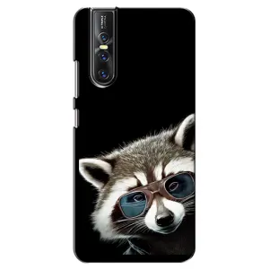 Силіконовий Чохол з Энотами на Vivo V15 Pro (Стильний Єнот)