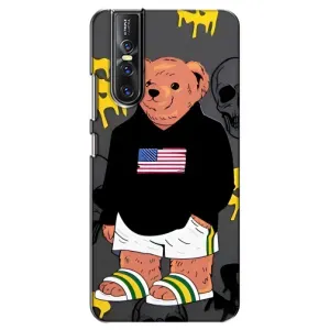 Чехлы Мишка Тедди для Виво В15 Про (Teddy USA)