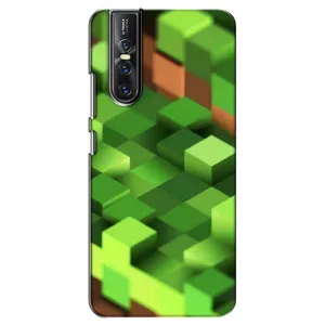 Чохли для Vivo V15 Pro (Персонажі МайнКрафт) (Текстура)